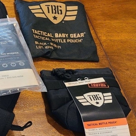 NEW tactical baby gear and bottle pouch. Black - Picture 3 of 3